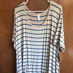 NWT LuLaRoe 3X Perfect T stripes